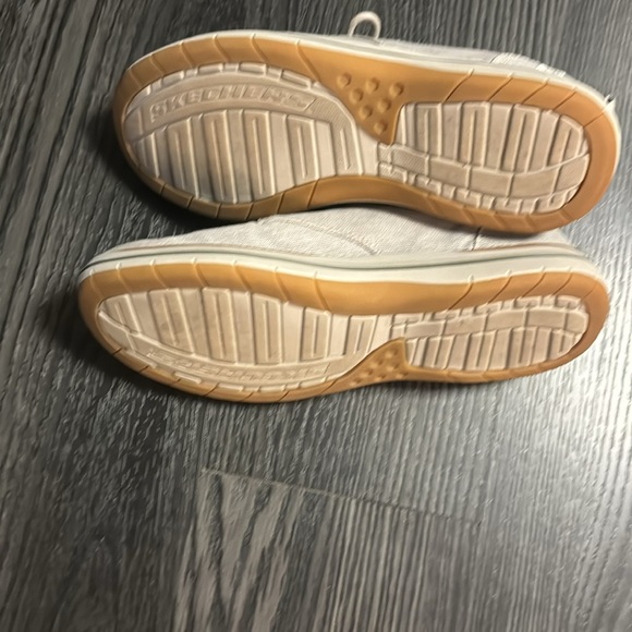 🍍 Skechers Status 2.0 Burbank Men 11 Tan Memory Foam Sneakers🍍 - Picture 4 of 5